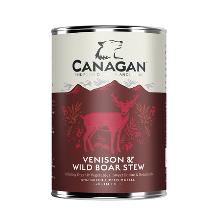 Canagan Venison & Wild Boar Stew Влажный корм для взрослых собак всех пород (рагу из оленины и дикого кабана), 400 гр