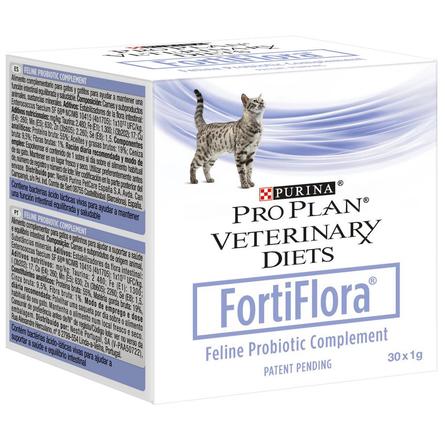 Пищевая добавка Forti Flora® Feline Nutritional Complement для котят и кошек для нормализации микрофлоры желудочно-кишечного тракта, Пакетик