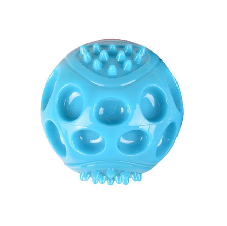 Flamingo Игрушка для собак Мяч из термопластичной резины, синий, 7см – интернет-магазин Ле’Муррр