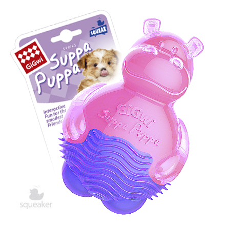 GiGwi Suppa Puppa Игрушка для собак Бегемот с пищалкой – интернет-магазин Ле’Муррр