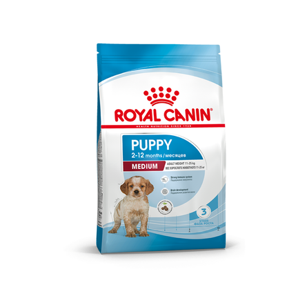 Royal Canin Medium Puppy Сухой корм для щенков средних пород, 3 кг - фото 1