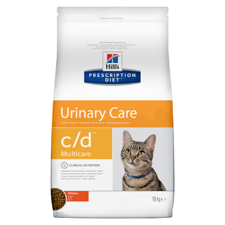Hill's Prescription Diet c/d Multicare Urinary Care Сухой лечебный корм для кошек при заболеваниях мочевыводящих путей (с курицей) – интернет-магазин Ле’Муррр