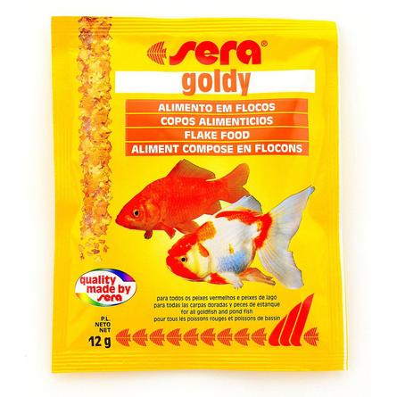 Sera Goldy хлопья для золотых рыбок, 12 гр