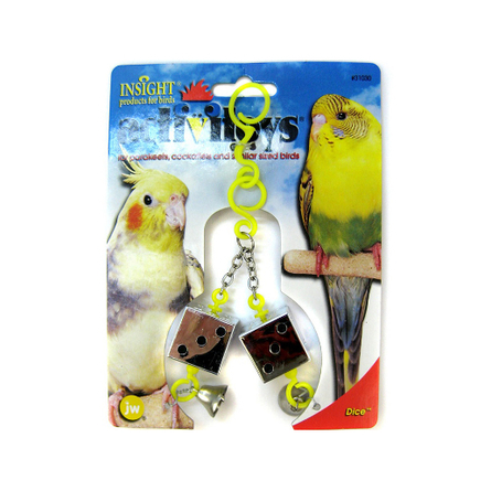 J.W.Pets Игрушка для птиц ''Кубики зеркальные с колокольчиками'' – интернет-магазин Ле’Муррр