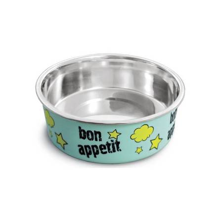 Triol Bon Appetit Миска для собак металлическая на резинке – интернет-магазин Ле’Муррр