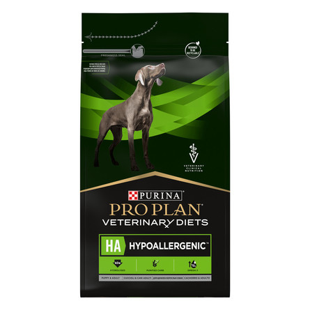 Purina Veterinary Diets HA Hydrolyzed Сухой лечебный корм для собак при заболеваниях кожи и аллергиях, 3 кг - фото 1