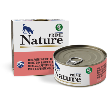 PRIME NATURE корм для собак, тунец с креветками и алоэ , 150 гр - фото 1