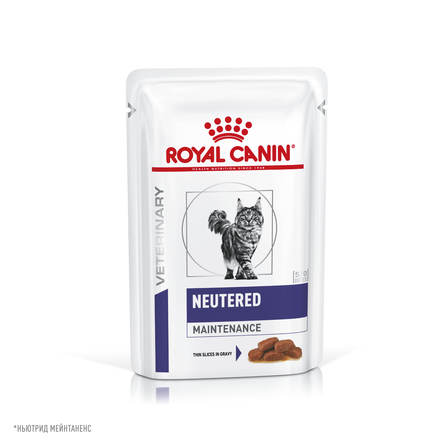 Royal Canin Neutered Adult Maintenance Влажный лечебный корм для стерилизованных кошек и кастрированных котов, 85 гр - фото 1