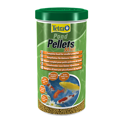 Купить Tetra Pond Pellets Mini мелкий корм для прудовых рыб, 1 л за 826.00 ₽