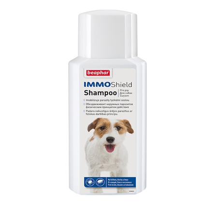 BEAPHAR IMMO Shield Shampoo Шампунь от паразитов для собак, 200 мл - фото 1