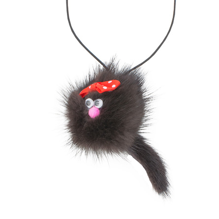 N1 Игрушка для кошек Зверек из норки с бантиком – интернет-магазин Ле’Муррр