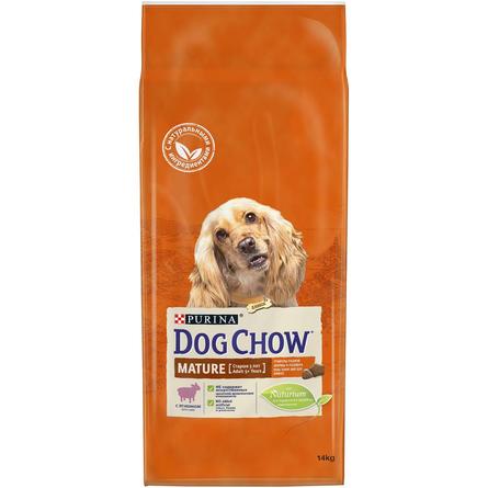 Dog Chow Mature Сухой корм для пожилых собак всех пород старше 5 лет (с ягнёнком), 14 кг, 14 кг - фото 1