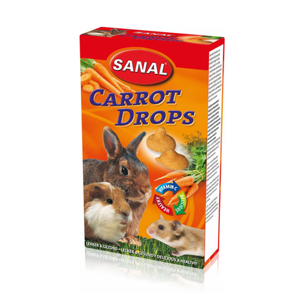 Sanal Carrot Drops Лакомство для грызунов (с морковью) – интернет-магазин Ле’Муррр