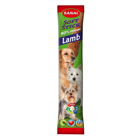 Sanal Lamb Колбаска для взрослых собак всех пород (с ягненком) – интернет-магазин Ле’Муррр