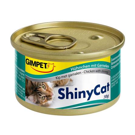 Gimpet ShinyCat Кусочки мясного филе в собственном соку для взрослых кошек (с цыплёнком и креветками) – интернет-магазин Ле’Муррр