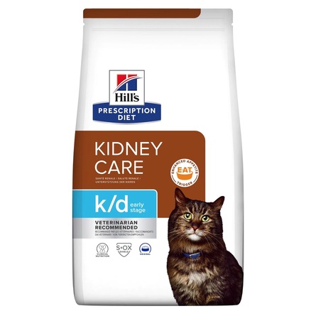Сухой диетический корм для кошек Hill's Prescription Diet k/d Early Stage при ранней стадии болезни почек, 3 кг - фото 1