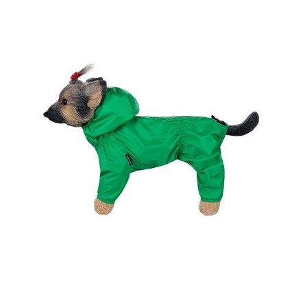 DogModa Дождевик для собак (зеленый) унисекс-5 - фото 1