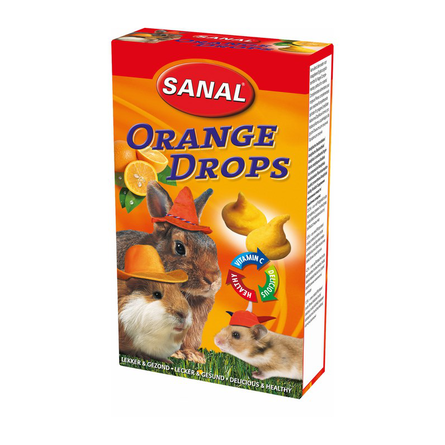 Sanal Orange Drops Лакомство для грызунов (с витамином C) – интернет-магазин Ле’Муррр