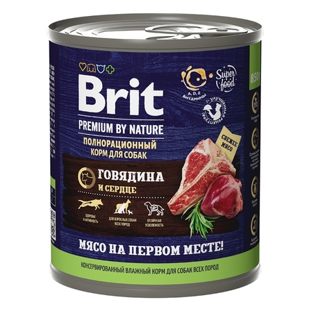 Brit Premium by Nature Консервы для собак ,  850г - фото 1