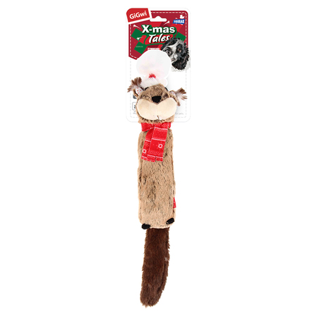 GiGwi Игрушка для собак Белка с большой пищалкой, 43 см (уп-ка 48шт) - фото 1