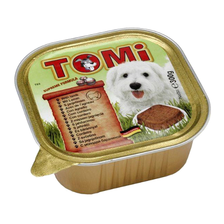 ToMi Паштет для взрослых собак всех пород (с ягненком), 300 гр