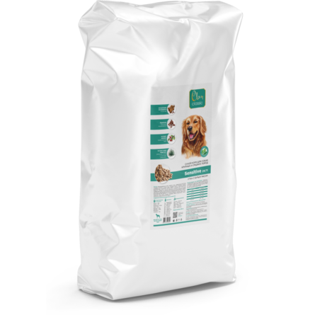 CLAN CLASSIC Sensitive-24/11 Корм для собак крупных и средних пород (утка с бурым рисом), 20 кг - фото 1