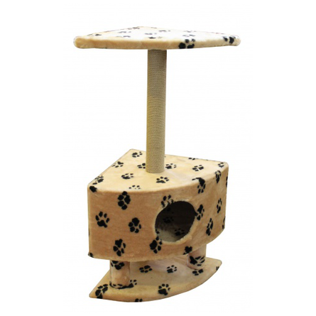Пушок Когтеточка-домик со столбиком для кошек – интернет-магазин Ле’Муррр