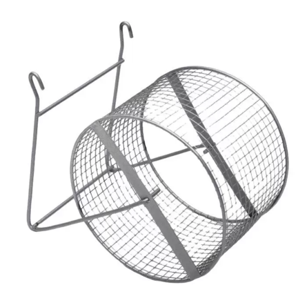 Пижон Колесо металлическое сетчатое на крючках для грызунов 14 см – интернет-магазин Ле’Муррр