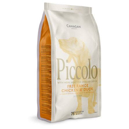 Piccolo Grain Free Беззерновой сухой корм для собак и щенков мелких пород (с цыпленком и уткой), 1,5 кг - фото 1