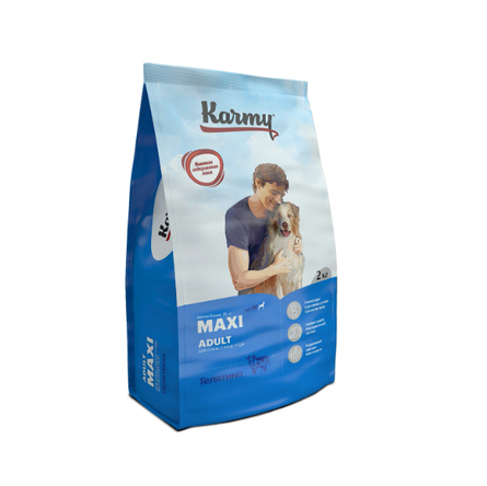 Karmy Adult Maxi Сухой корм для собак крупных пород от 25кг , телятина – интернет-магазин Ле’Муррр