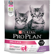 Сухой корм Pro Plan® для котят с чувствительным пищеварением или с особыми предпочтениями в еде (с высоким содержанием индейки)