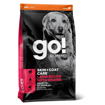 GO! SKIN + COAT Lamb Meal Recipe DF Для Щенков и Собак, со свежим Ягненком, 1,59 кг