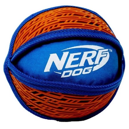 NERF Мяч нейлоновый пищащий с узором, 15см - фото 1