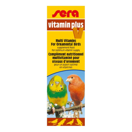 SERA VITAMIN PLUS V Мультивитаминные капли для птиц – интернет-магазин Ле’Муррр