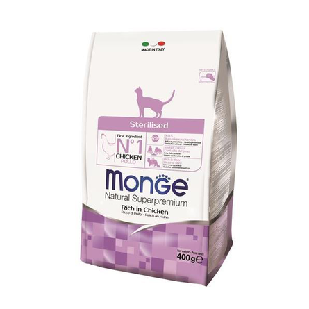 Monge Cat Sterilised Сухой корм для стерилизованных кошек , 400 гр - фото 1