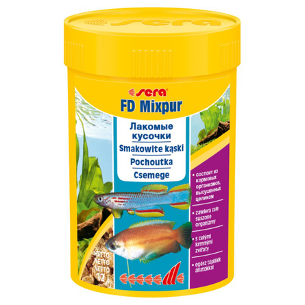 Sera FD Mixpur деликатесная кормовая смесь для рыб – интернет-магазин Ле’Муррр