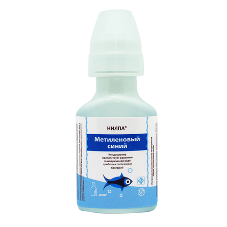 НИЛПА Метиленовый синий Кондиционер для воды против грибков и патогенных бактерий , 100 мл