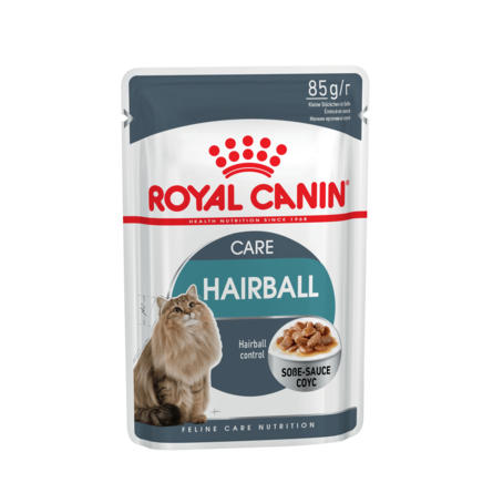 Royal Canin Hairball Саre Кусочки паштета в соусе для взрослых кошек для выведения шерсти, 85 гр - фото 1