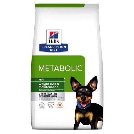 Купить Сухой диетический корм для собак мелких пород Hill's Prescription Diet Metabolic Mini способствует снижению и контролю веса, 3 кг за 4034.00 ₽