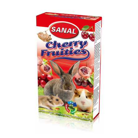 Sanal Cherry Fruties Лакомство для грызунов (с вишней) – интернет-магазин Ле’Муррр