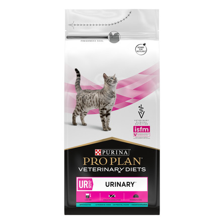 Purina Veterinary Diets Urinary Сухой лечебный корм для кошек при заболеваниях мочевыводящих путей (с лососем), 1,5 кг - фото 1