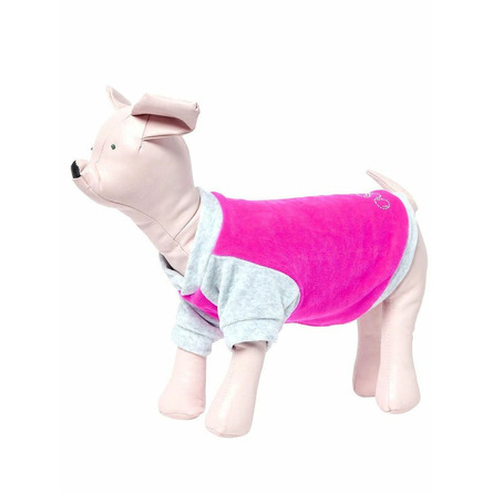 Osso Толстовка из велюра для собак  (розовый) - фото 1