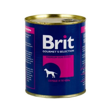 Brit Premium Heart & Liver Паштет для взрослых собак всех пород (с сердцем и печенью) – интернет-магазин Ле’Муррр