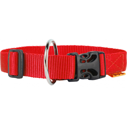 Collar Dog Extreme Ошейник для собак нейлоновый, регулируемый, ширина 2 см, длина 30-45 см, красный - фото 1