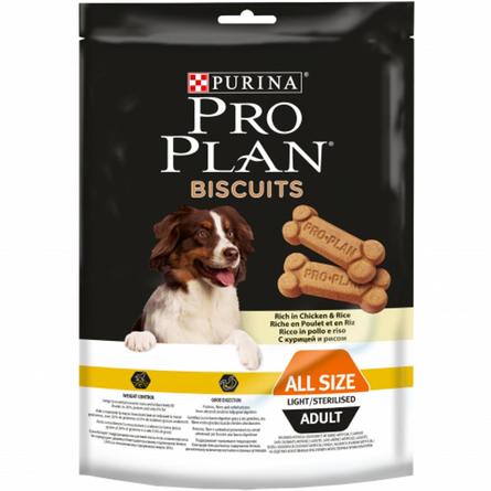 Pro Plan Biscuits Печенье для взрослых собак всех пород (с курицей и рисом), 400 гр - фото 1