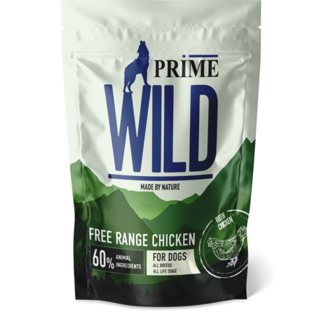PRIME WILD GF FREE RANGE Сухой корм для щенков и собак всех пород, с курицей, 500 гр - фото 1