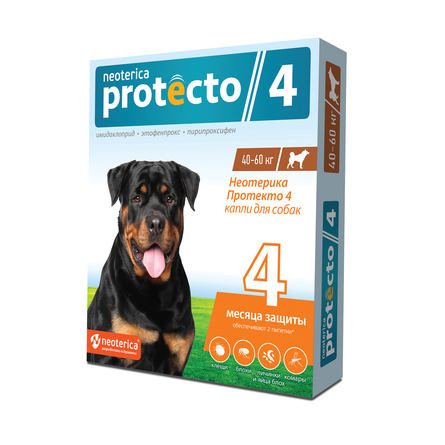 Neoterica Protecto Капли на холку для собак 40-60 кг – интернет-магазин Ле’Муррр