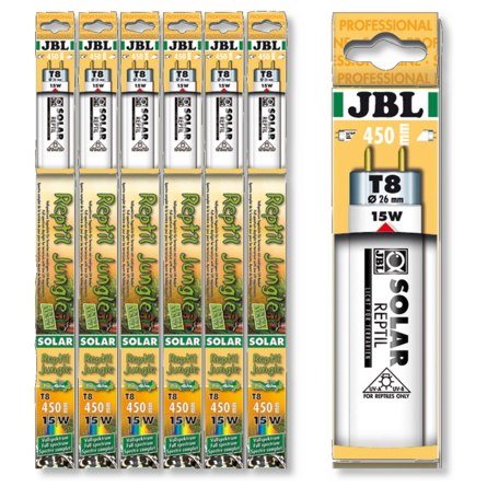 JBL SOLAR REPTIL JUNGLE T8 Люминесцентная лампа T8 для тропических террариумов, 18 Вт, 590 мм – интернет-магазин Ле’Муррр
