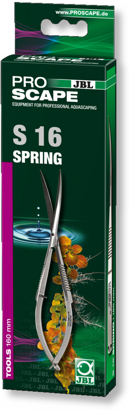 JBL ProScape Tool S 16 spring - Пружинные ножницы для мхов и газонов в аквариуме, 16 см, 42 гр - фото 1