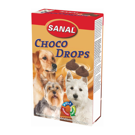 Sanal Choco Drops Лакомство для взрослых собак всех пород (с шоколадом) – интернет-магазин Ле’Муррр